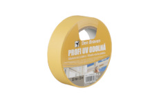 DEBBEX by Den Braven B709MA PVC PROFI UV maskovací páska 38 mm, délka 33 m 33 m žlutá