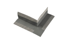 DEBBEX by Den Braven CH0309B Těsnicí pás - vnější roh 140 mm × 140 mm, blistr 1 ks 1 ks blistr šedá