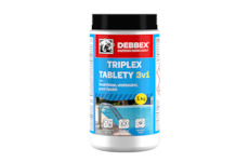 DEBBEX by Den Braven CH200 Cranit Triplex tablety - dezinfekce, proti řasám, vločkování 1 kg dóza namodralá