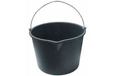 DEBBEX by Den Braven S0104 Vědro stavební s výlevkou 20 l černá