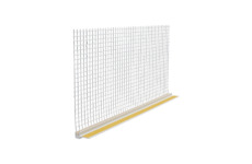 DEBBEX by Den Braven Z3088 Okenní profily pro zateplovací systémy s tkaninou 6 x 100 mm, délka 1,6 m 1,6 m,2 m,2,4 m,2,5 m