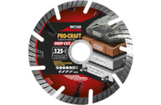 Diamantový řezný kotouč Deep Cut Procraft DC125 | DC125