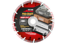Diamantový řezný kotouč Deep Cut Procraft DC180 | DC180