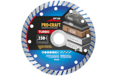 Diamantový řezný kotouč Turbo Procraft DT150 | DT150