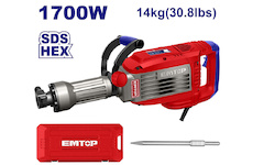 Emtop EDBRH1703 Bourací kladivo 1700W 50J SDS Hex