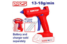 Emtop ELGG2002 Aku tavná pistole 13-18g/min 20V solo