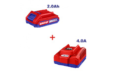 Emtop SET2AH SET - nabíječka 20V 4.0A + akumulátor 20V 2.0Ah