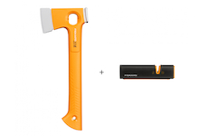 Fiskars Set sekera X13 + ostřič XSHARP 1075437