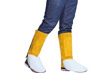 Gamaše Strend Pro Industrial, kamaše na svařování, návleky, kožené, 30 cm, pár 2ks 3134123
