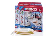 Geko G3300/2 Těsnění do oken samolepící molitan F-profil 2x 3m - bílé
