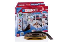 Geko G3300/4 Těsnění do oken samolepící molitan F-profil 2x 3m - hnědé