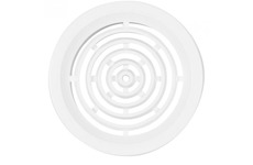 Haco Větrací mřížka kruhová 50 bílá (balení 4ks) 0413