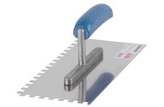 Hladítko Strend Pro Premium, BlueWood, dřevěná rukojeť, 280x130 mm, e4 mm, 0,7 mm, nerez 216264