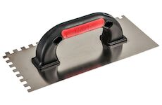 Hladítko Strend Pro Premium, EXC RED-Black, U-plast. rukojeť, 270x130 mm, e6 mm, 0,7 mm, nerez 2161283