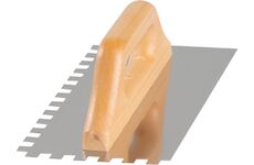 Hladítko Strend Pro Premium, HardWood, dřevěná rukojeť, 270x130 mm, e10 mm, 0,7 mm, nerez 2161309