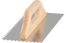 Hladítko Strend Pro Premium, HardWood, dřevěná rukojeť, 270x130 mm, e6 mm, 0,7 mm, nerez 2161307
