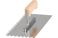 Hladítko Strend Pro Premium, HardWood, dřevěná rukojeť, 270x130 mm, e8 mm, 0,7 mm, nerez 2161291