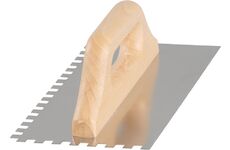 Hladítko Strend Pro Premium, HardWood, dřevěná rukojeť, 270x130 mm, e8 mm, 0,7 mm, nerez 2161308