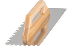 Hladítko Strend Pro Premium, HardWood, dřevěná rukojeť, 380x130 mm, e8 mm, 0,7 mm, rovné, nerez 2161312
