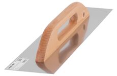 Hladítko Strend Pro Premium, HardWood, dřevěná rukojeť, 380x130 mm, rovné, 0,7 mm, nerezové 216880