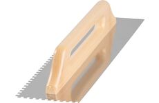 Hladítko Strend Pro Premium, HardWood, dřevěná rukojeť, 480x130 mm, e6 mm, 0,7 mm, rovné, nerez 2161314