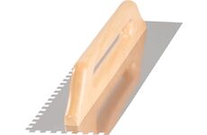 Hladítko Strend Pro Premium, HardWood, dřevěná rukojeť, 480x130 mm, e8 mm, 0,7 mm, rovné, nerez 2161315
