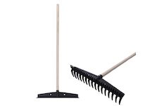 Hrábě zahradní Strend Pro Premium S891, 445x115 mm, 16 zubů, dřevěná násada 211993