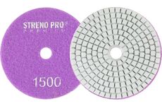 Kotouč Strend Pro Premium P1500, 100 mm, leštící, diamantový, suchý zip, za mokra leštění broušení 2232437