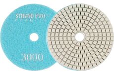 Kotouč Strend Pro Premium P3000, 100 mm, leštící, diamantový, suchý zip, za mokra leštění broušení 2232438