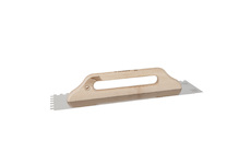 Kubala 5411 Hladítko K nerez 13x48cm zub 10x10 WOOD LINE