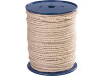 Lano Strend Pro Premium, jutové, přírodní, 6 mm, šňůra, stáčené, L-100 m 432354