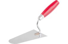 Lžíce zednická Strend Pro Premium, s dřevěnou rukojetí a kovovým ukončením, kulatá, 160 mm, 1 mm, nerez 2161324