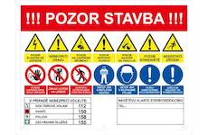 Magg 120262 Pozor stavba - plachta 800x600mm