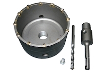 Magg 27100100 Příklepová vrtací korunka, průměr 100mm se stopkou 110mm SDS+