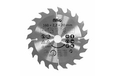 Magg 9116020 Pilový kotouč 160x2,2x20mm/20 zubů - rovné