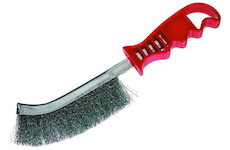 Magg BL97078 Kartáč ruční, vlnitý drát S 0,30, plastová rukojeť
