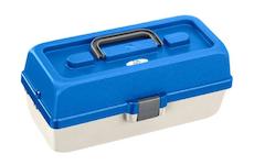 MAGG Plastový kufřík se 2 přihrádkami, vnější rozměry 335x153x148mm PP118