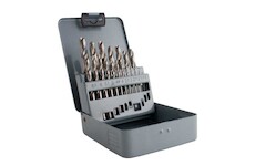 MAGG Profi 224019 MAGG Profi - Sada vrtáků HSS-G vybrušované 19 ks (1,0-10,0mm), plechový box