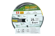 Procraft Černo-žlutá zahradní hadicí Procraft PR-4KAT1925 | PR-4KAT1925