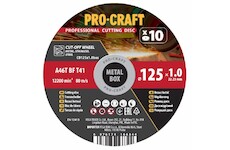 Procraft Sada řezných kotoučů Procraft CD125x1.0b | CD125x1.0b
