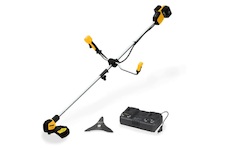 Riwall PRO RABC 2620i SET aku křovinořez 2 x 20 V + 2x 4 Ah baterie + duální rychlonabíječka 4,5 A
