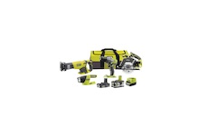 Ryobi R18CK4-252S AKU 18 V SET R18DD3 + R18T-0 + RRS1801M + R18CSP + 1 X 5,0 AH + 1 X 2 AH BATERIE + NABÍJEČKA 5133003578