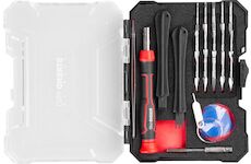 Sada bitů Strend Pro Premium ComfortGrip DL134, 23 dílná, se šroubovákem, pro opravu mobilů 2250776
