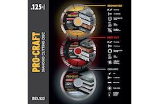 Sada diamantových kotoučů Procraft DS3.125 (DS125/DR125/DC125) | DS3.125