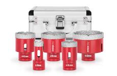 Sada vyřezávačů Strend Pro Premium DCB11S5, 20-35-45-55-68 mm, M14, diamant, korunky, professional 226640