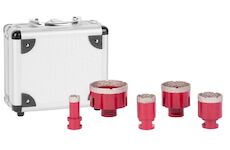 Sada vyřezávačů Strend Pro Premium, DCB11S5, 20-35-45-55-72 mm, M14, diamant, korunky, professional 226192
