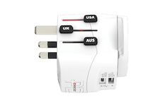 SKROSS PA46USBC-PD30 cestovní adaptér PRO Light USB AC30PD World, 7A max., USB A+C, PD 30W, UK+USA+Austrálie/Čína