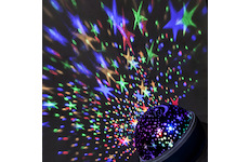 Solight 1V220 LED projekční koule, multicolor, 9 režimů, otáčení, USB, 4x AAA