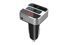 Solight BT02 FM transmitter s bluetooth připojením do auta, 2x USB + handsfree