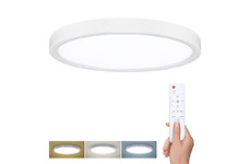 Solight LED osvětlení s dálkovým ovladačem Estela White, 36W, 2700lm, 30cm, změna chromatičnosti, stmívatelné